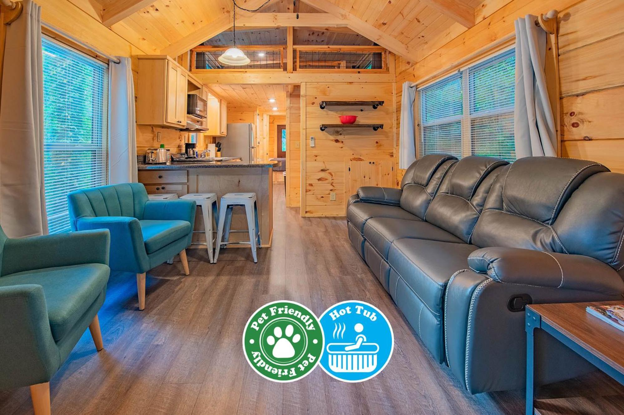 Tiny Cabin Village Private Hot Tub Lynda Cabin Chattanooga Exteriör bild