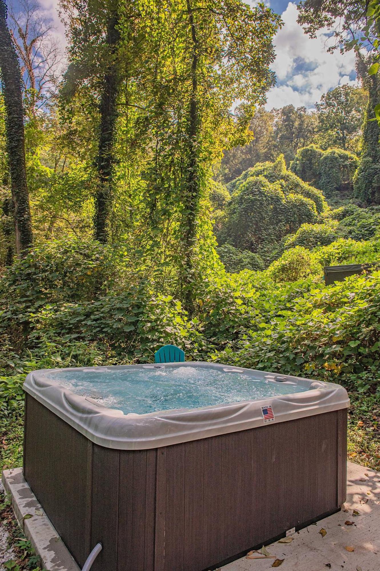 Tiny Cabin Village Private Hot Tub Lynda Cabin Chattanooga Exteriör bild
