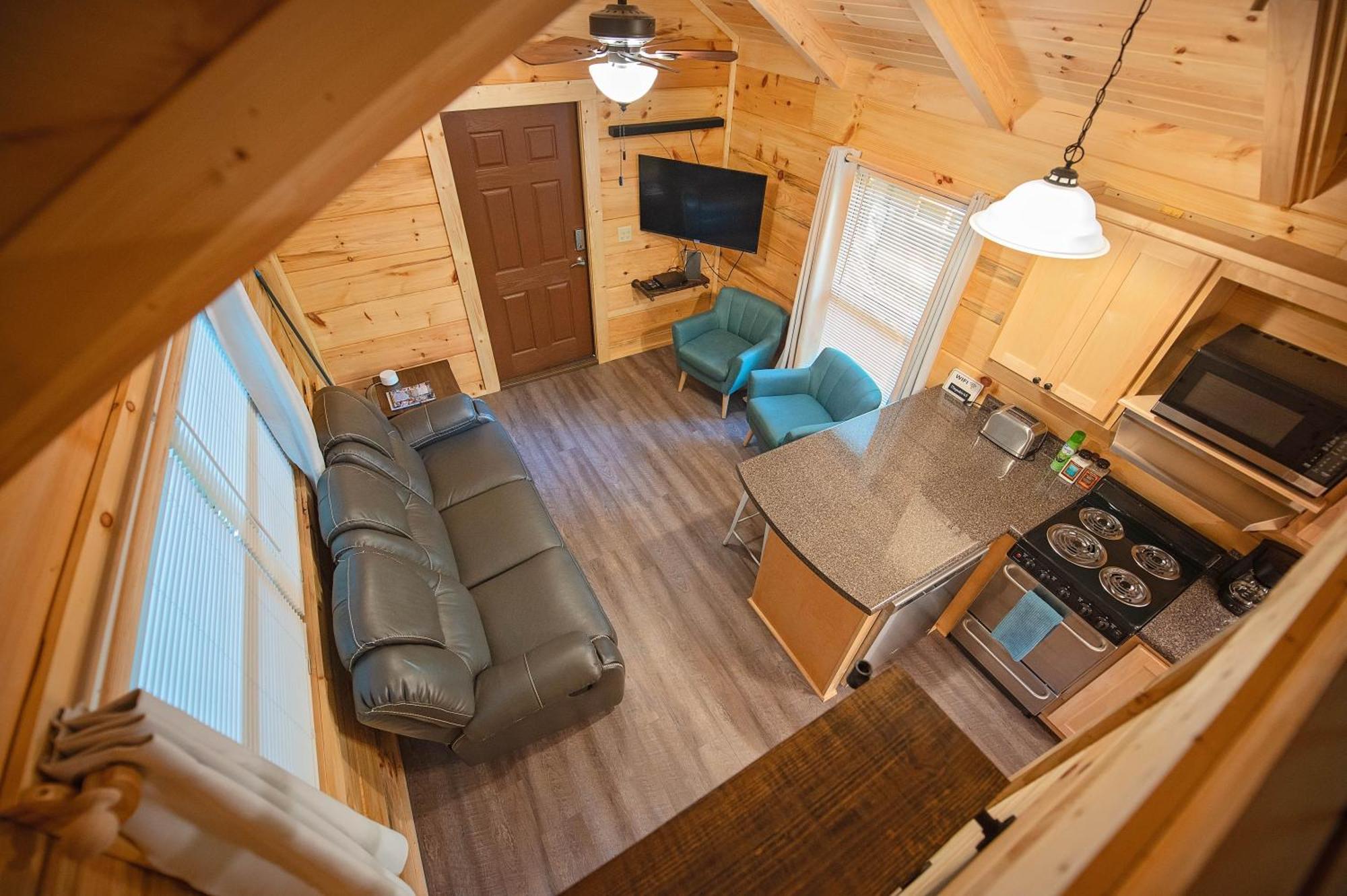 Tiny Cabin Village Private Hot Tub Lynda Cabin Chattanooga Exteriör bild