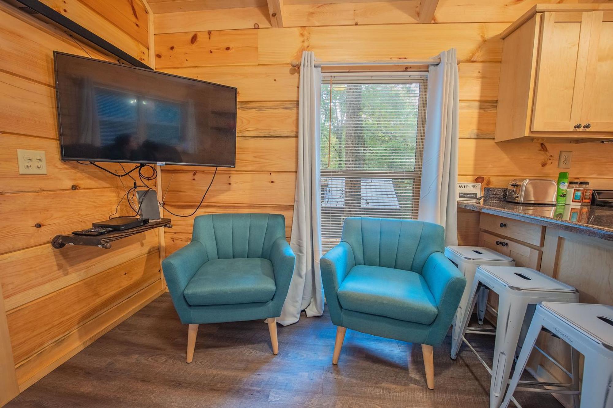 Tiny Cabin Village Private Hot Tub Lynda Cabin Chattanooga Exteriör bild