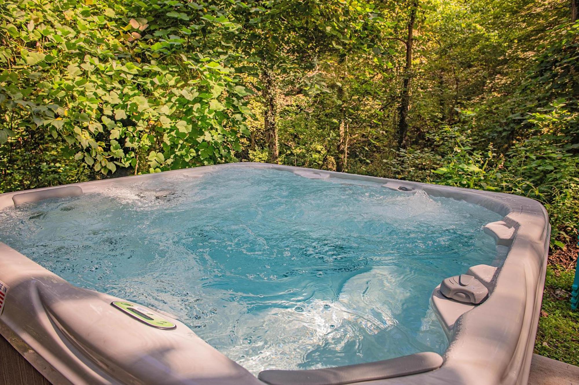 Tiny Cabin Village Private Hot Tub Lynda Cabin Chattanooga Exteriör bild